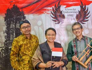 Indonesian Ambassador and her group